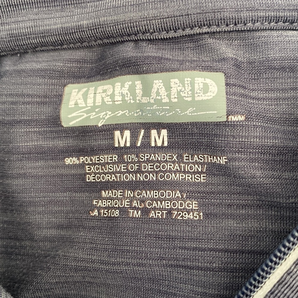Kirkland - Mock Neck 1/4 Zip Track Jacket in Grey​​​​​​​​​​​ - Picture 6 of 8